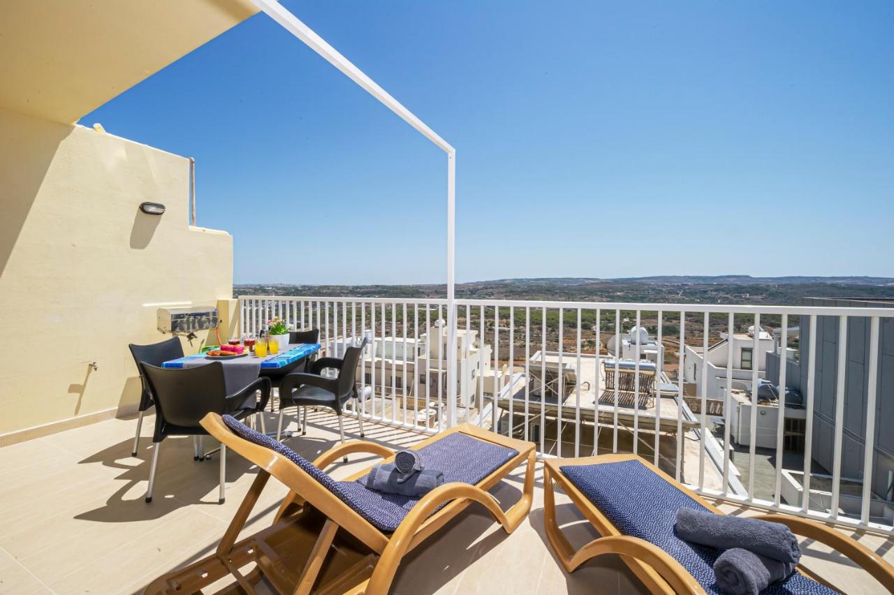 Summer Breeze Apartment With Terrace With Panoramic Views - By Getawaysmalta Меллиеха Экстерьер фото
