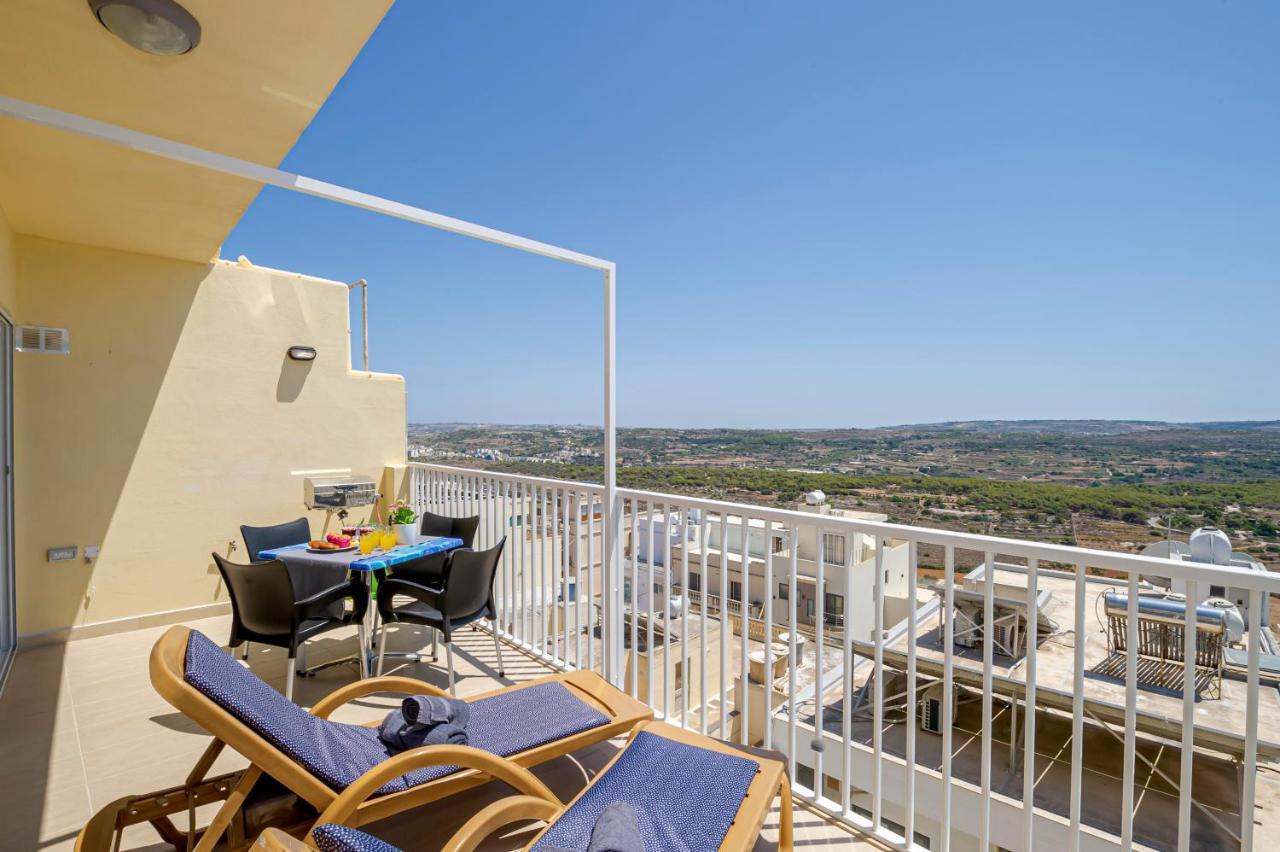 Summer Breeze Apartment With Terrace With Panoramic Views - By Getawaysmalta Меллиеха Экстерьер фото