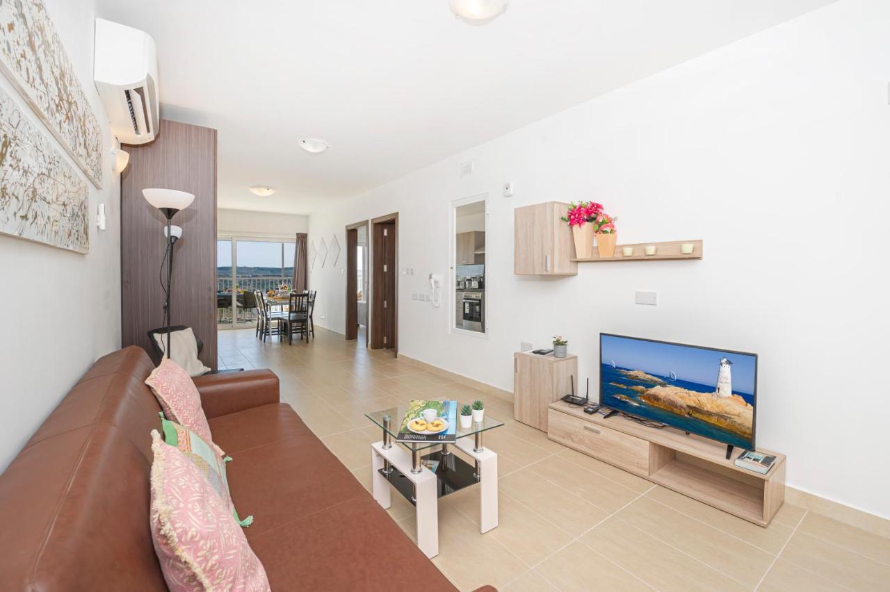 Summer Breeze Apartment With Terrace With Panoramic Views - By Getawaysmalta Меллиеха Экстерьер фото